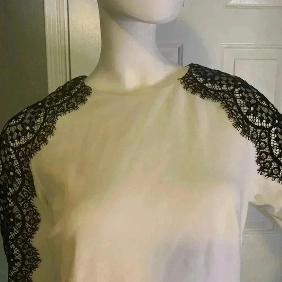 Phoebe Couture Sz 4Long Sleeve Round Neck Knee Length Dress. #167 - Picture 2 of 11